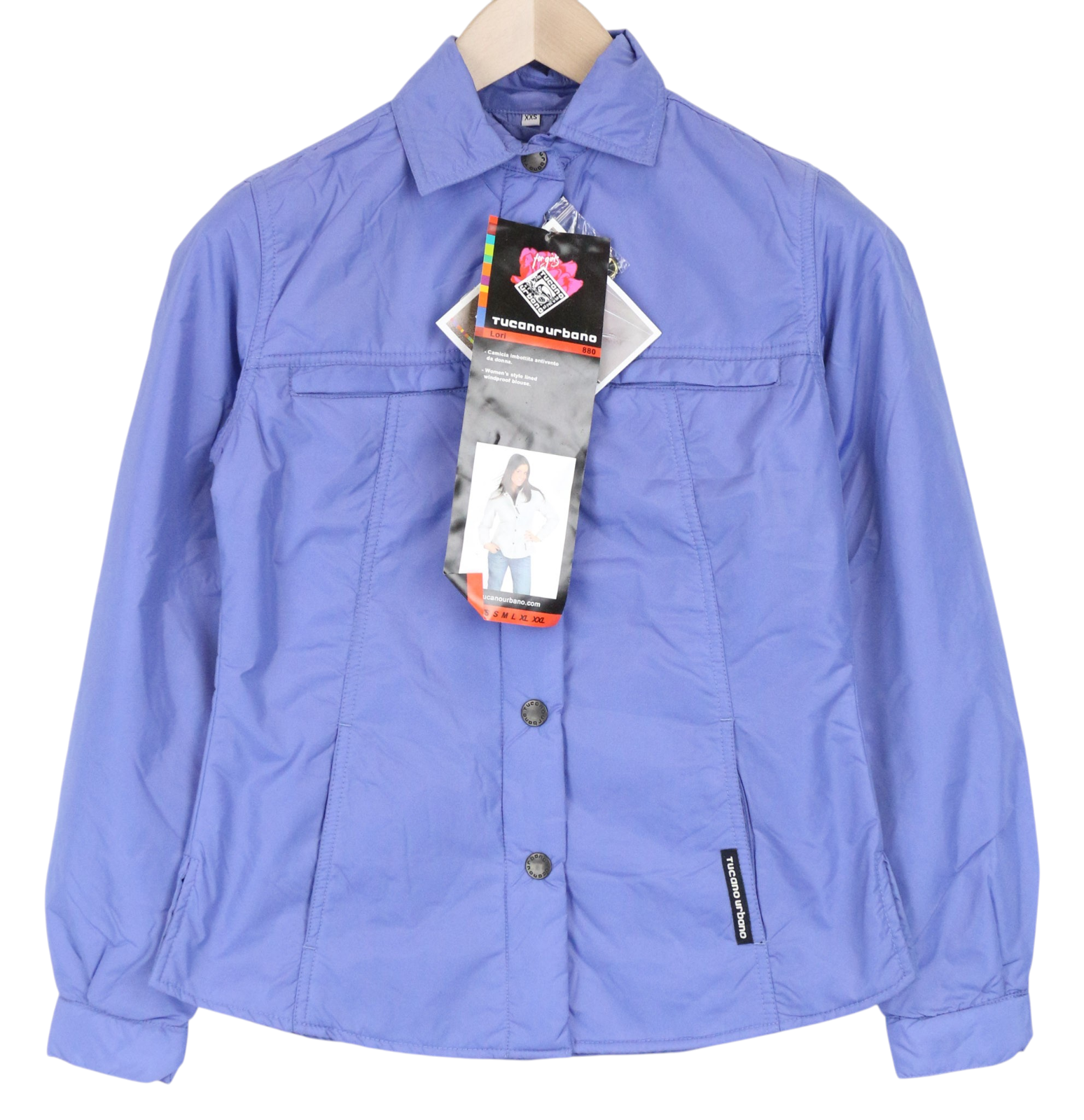 TUCANO URBANO Lori Women Jacket 2XS Purple Windproof Breathable Collared Moto