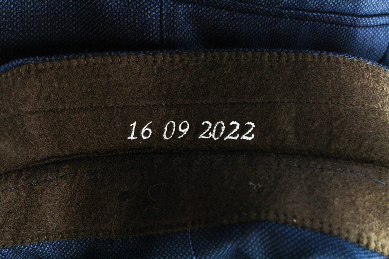 SUITSUPPLY La Spalla Men Suit UK44R Classic Lined Pleated Pure Wool Blue 2 Piece