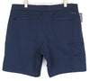 Blue Polyester Shorts