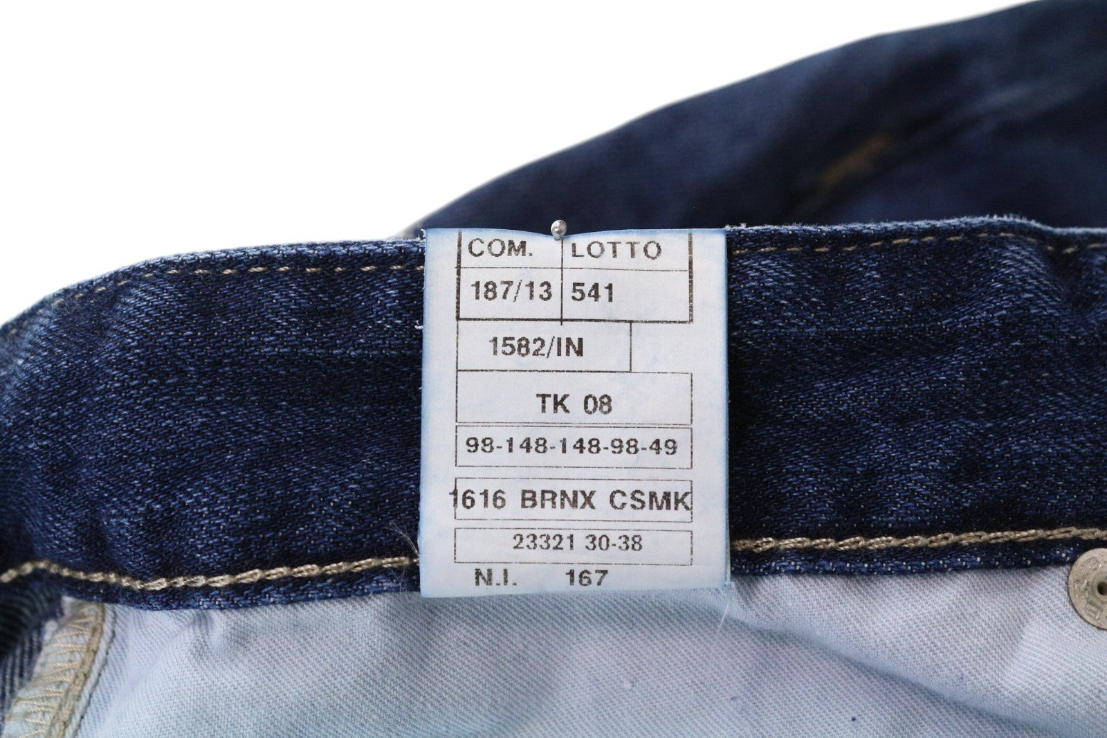 TAKESHY KUROSAWA Men Jeans W32 Pure Cotton Blue Regular Fit Faded Distressed