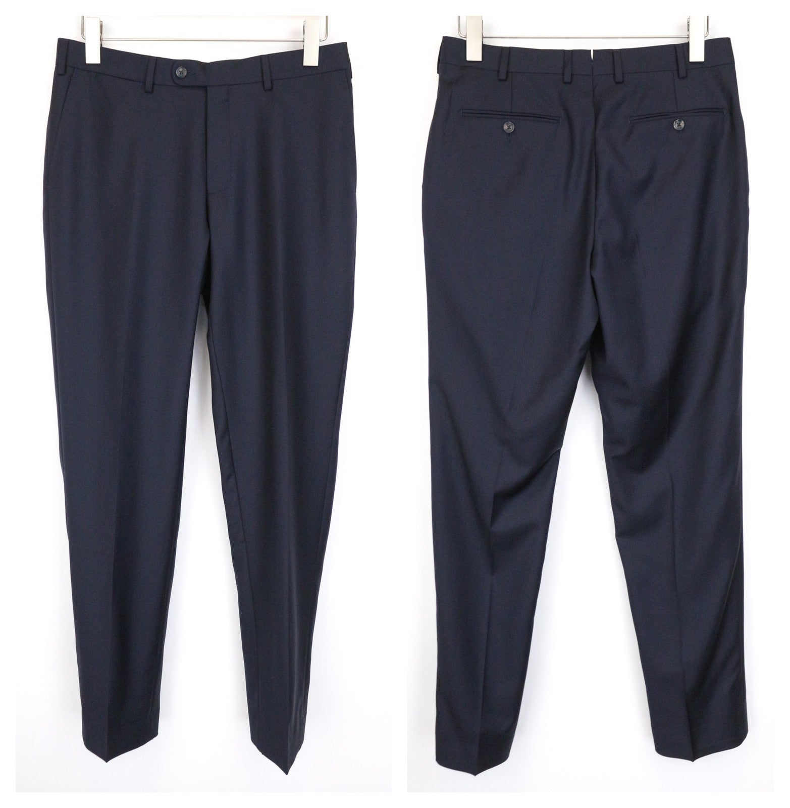 SUITSUPPLY La Spalla Men Suit UK40R Blue Slim 3-Piece Wool S110s Perennial