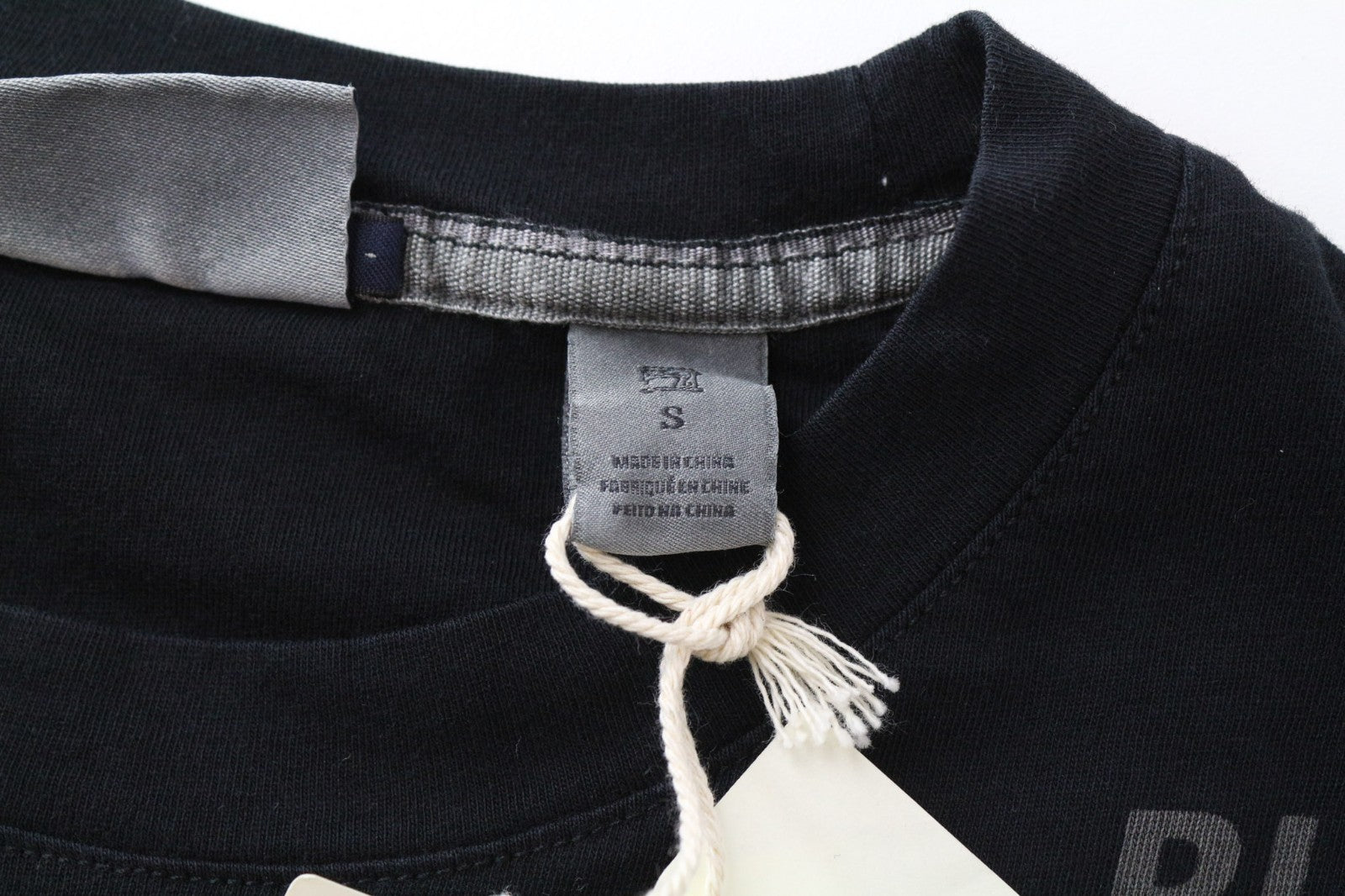 SCOTCH & SODA Men T-Shirt S Black Pure Cotton Jersey Graphic Logo Crew Neck