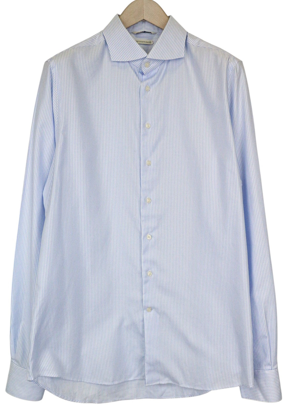 Blaues Twill-Hemd
