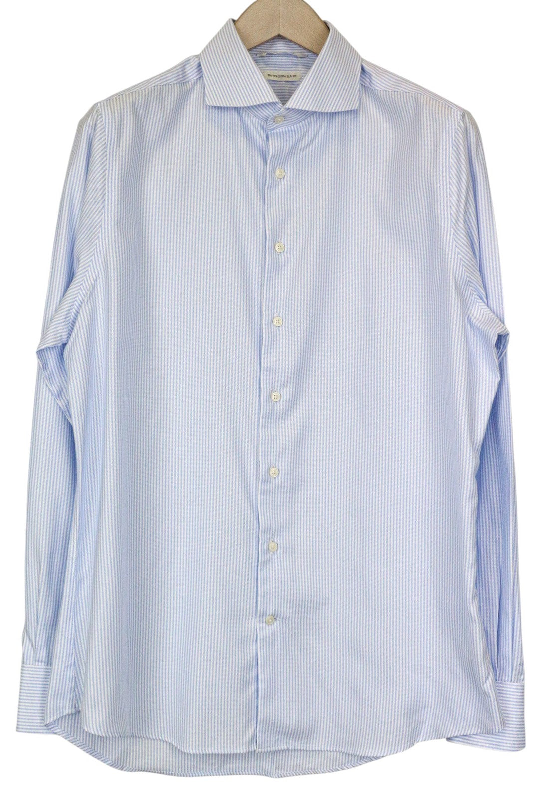 Blaues Twill-Hemd