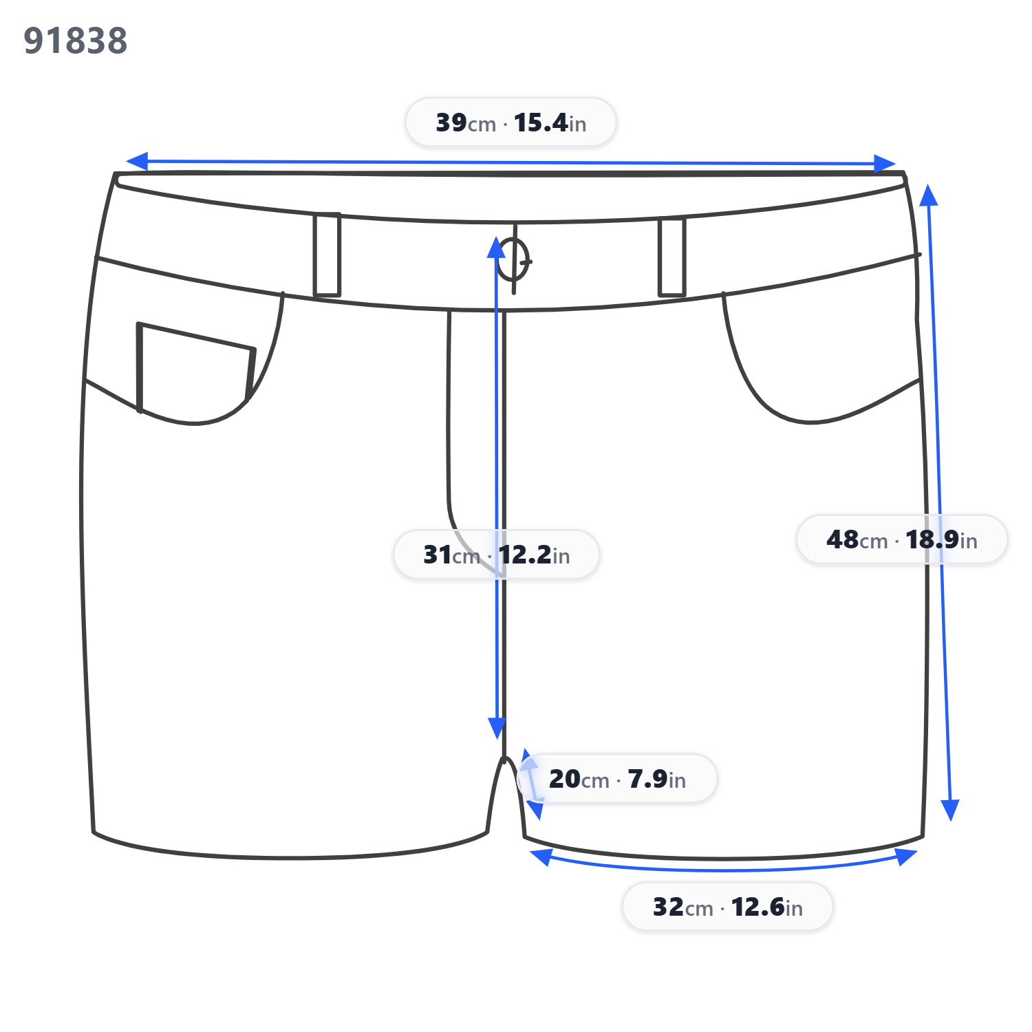 R13 Nina Women Shorts 26 Lapis Selvedge Blue Limited Edition Zip SS26 RRP735