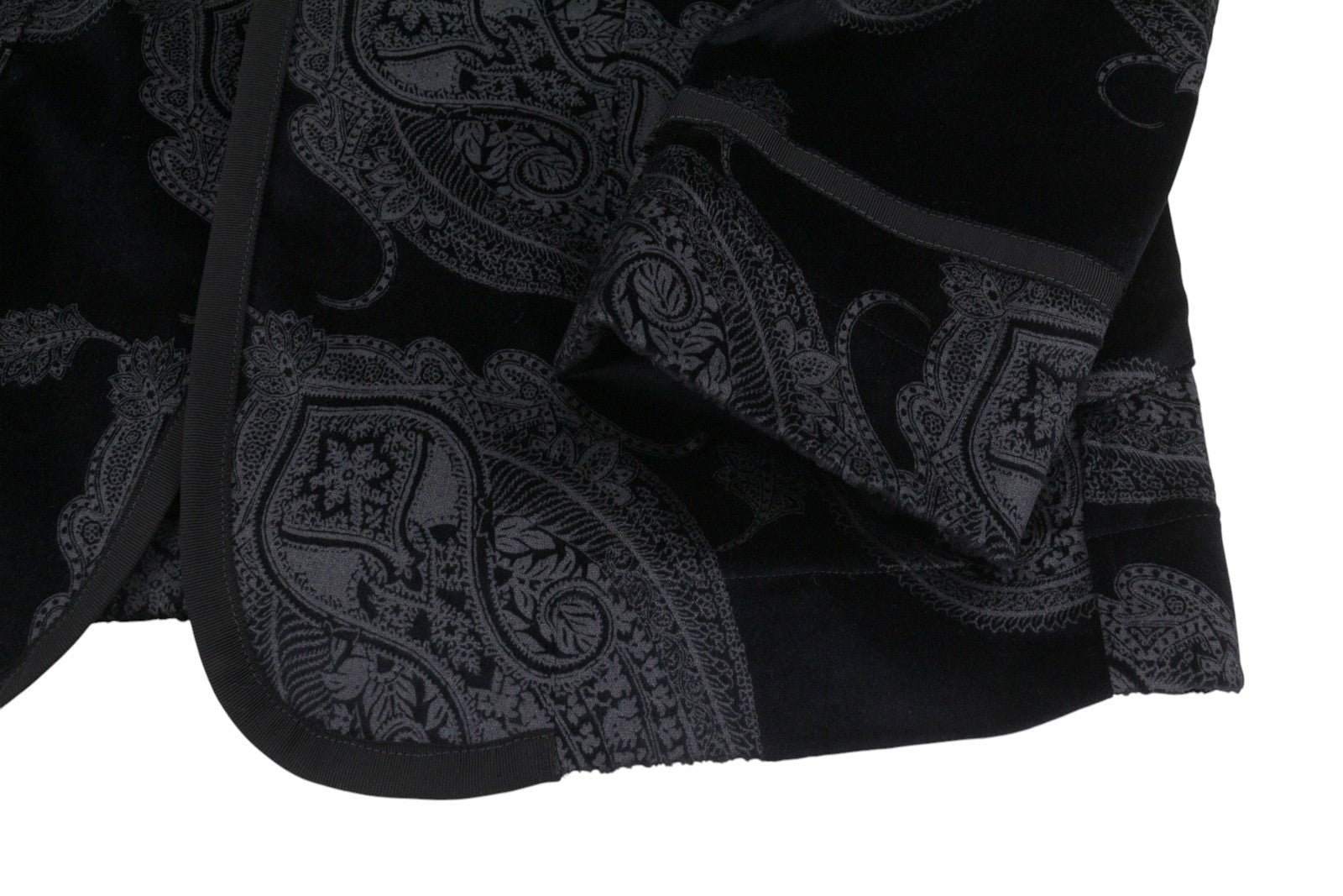 R13 Oversized Punk Rowing Women Blazer M Black Grey Paisley Jacquard RRP1795