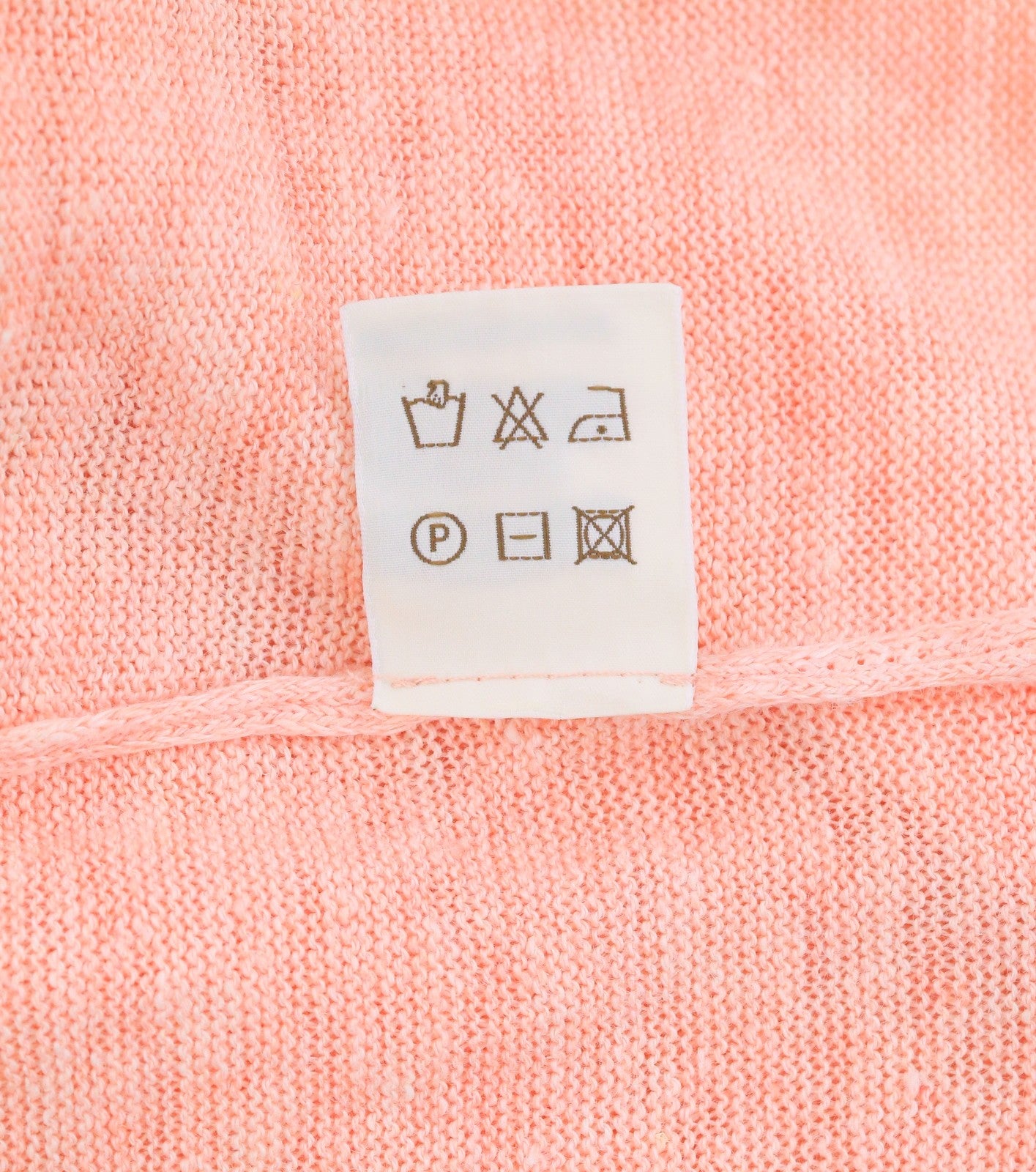 FILIPPO DE LAURENTIIS Men T-Shirt IT48 S Pink Melange Linen Pocket Short Sleeve