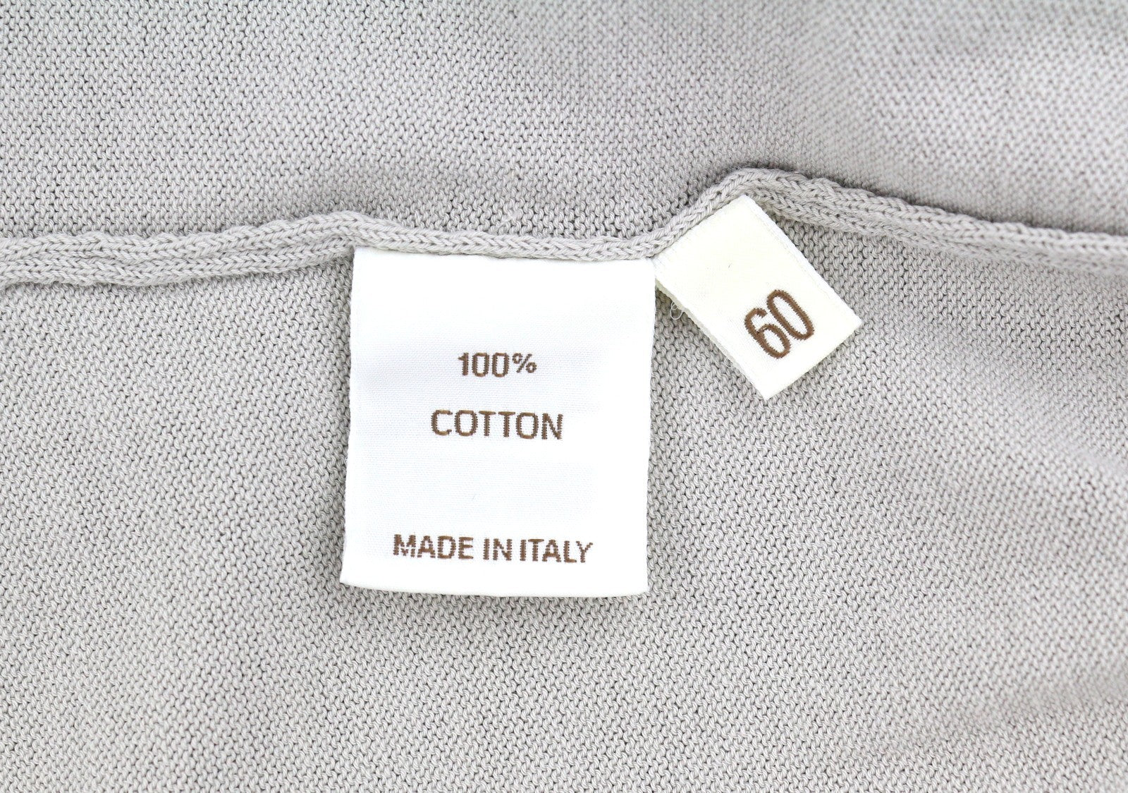 FILIPPO DE LAURENTIIS Men Polos IT60 3XL Grey Cotton Half Button Short Sleeve