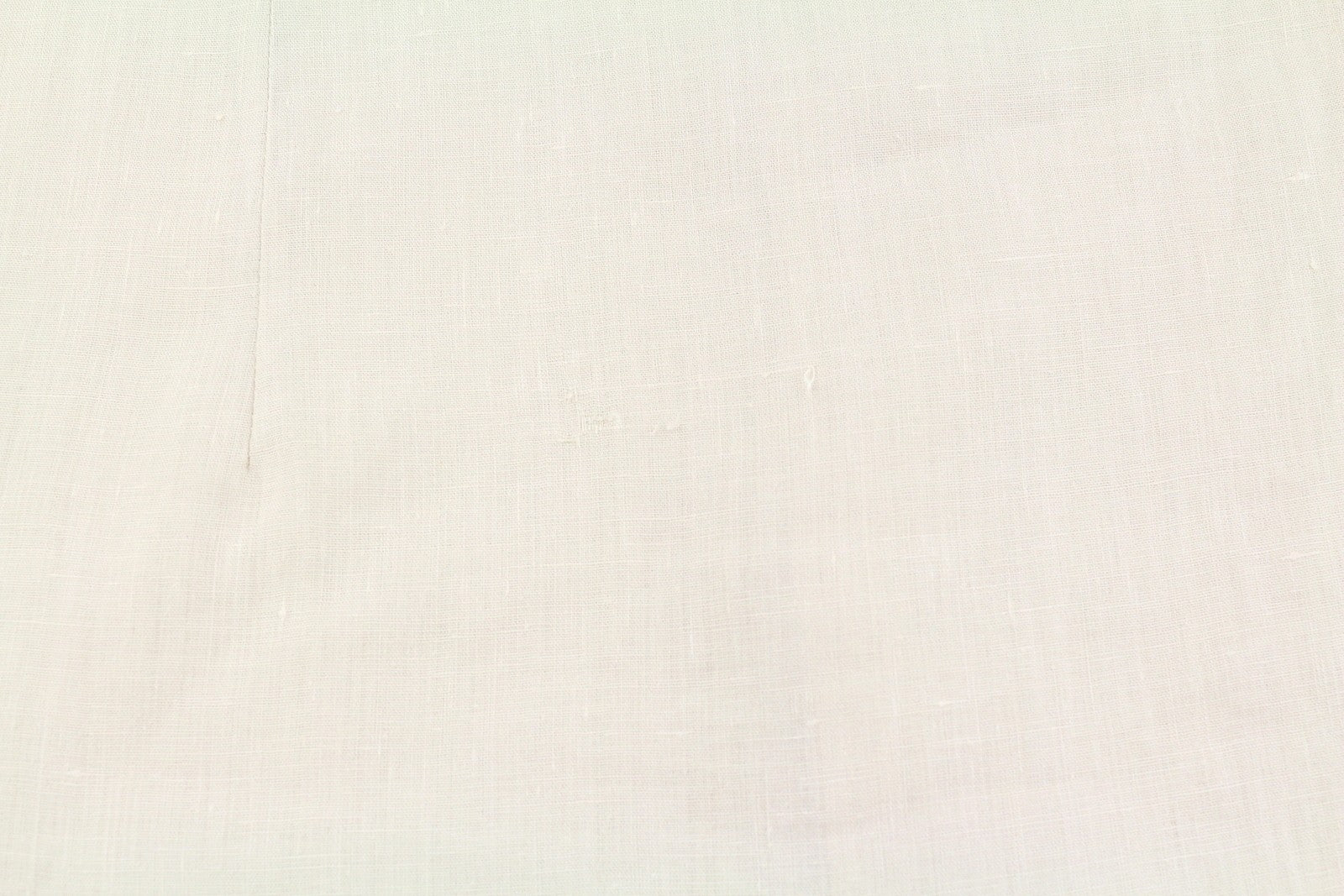 SEASE TN359 Men Shirt L Beige Hemp Button Up Patch Pocket RRP460