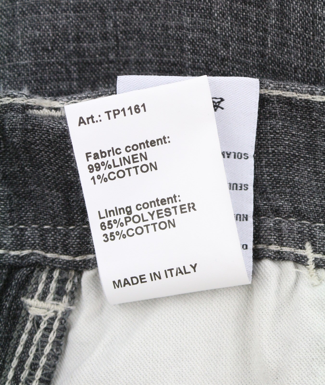 R13 Carpenter Women Trousers 27 Charcoal Grey Linen Relaxed Fit SS26 RRP1125