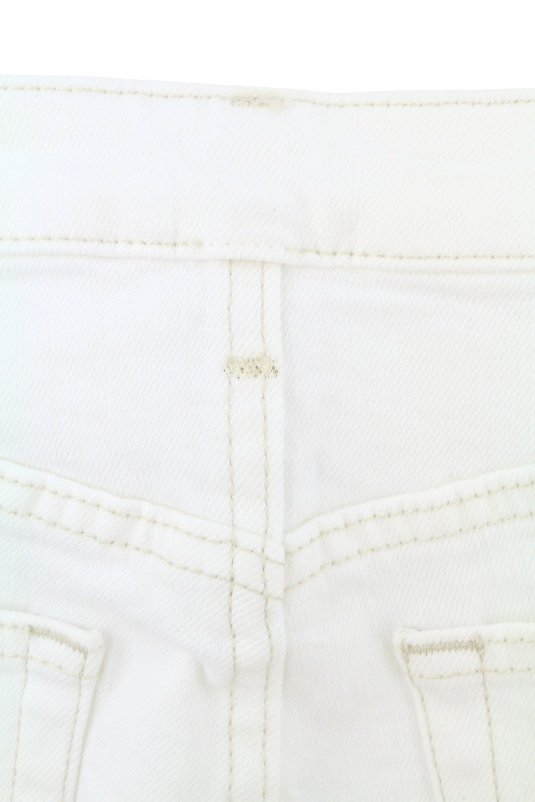 R13 Boy Straight Women Jeans 28 Aerin White Stretch Distress Cropped PS26