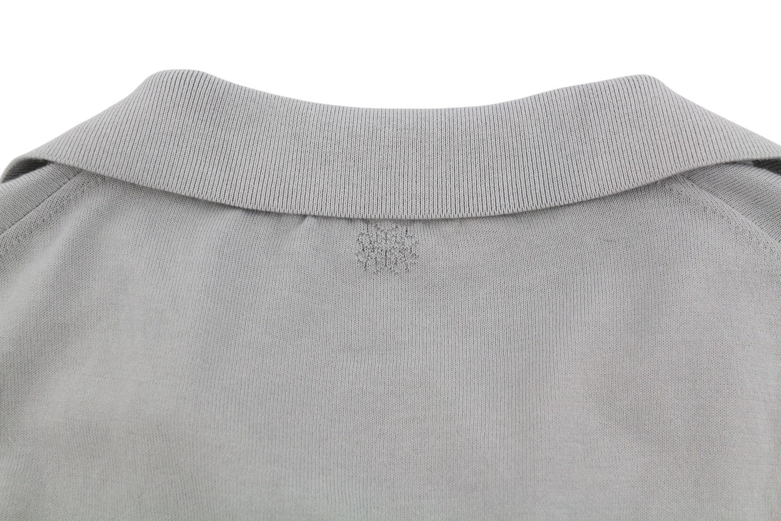 FILIPPO DE LAURENTIIS Men Polos IT56 2XL Grey Stretch Short Sleeved