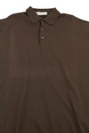Brown Cotton Polos