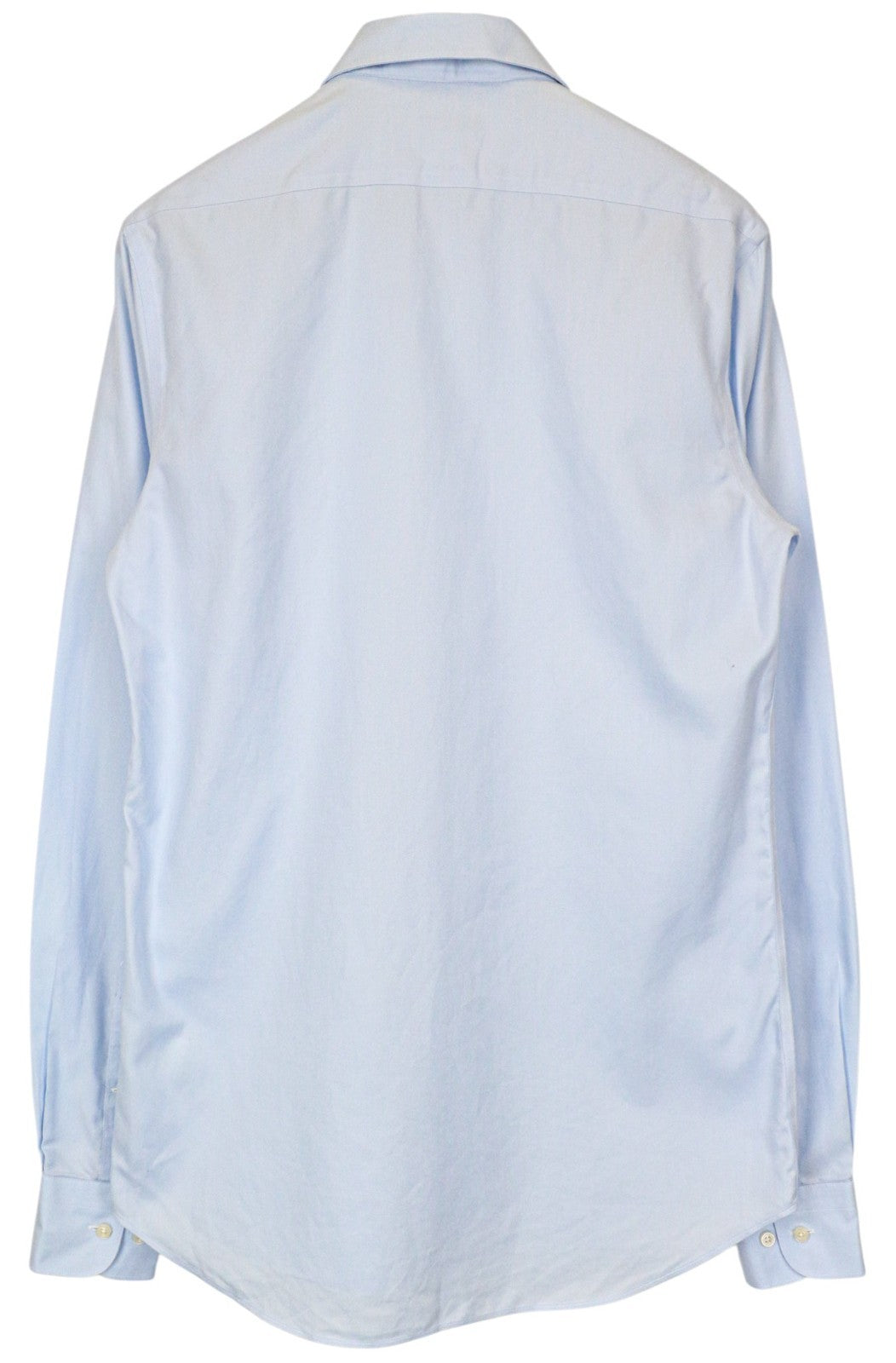 SUITSUPPLY Traveller Men Shirt 40-7/15 3/4L Extra Slim Blue Cotton Button-Up
