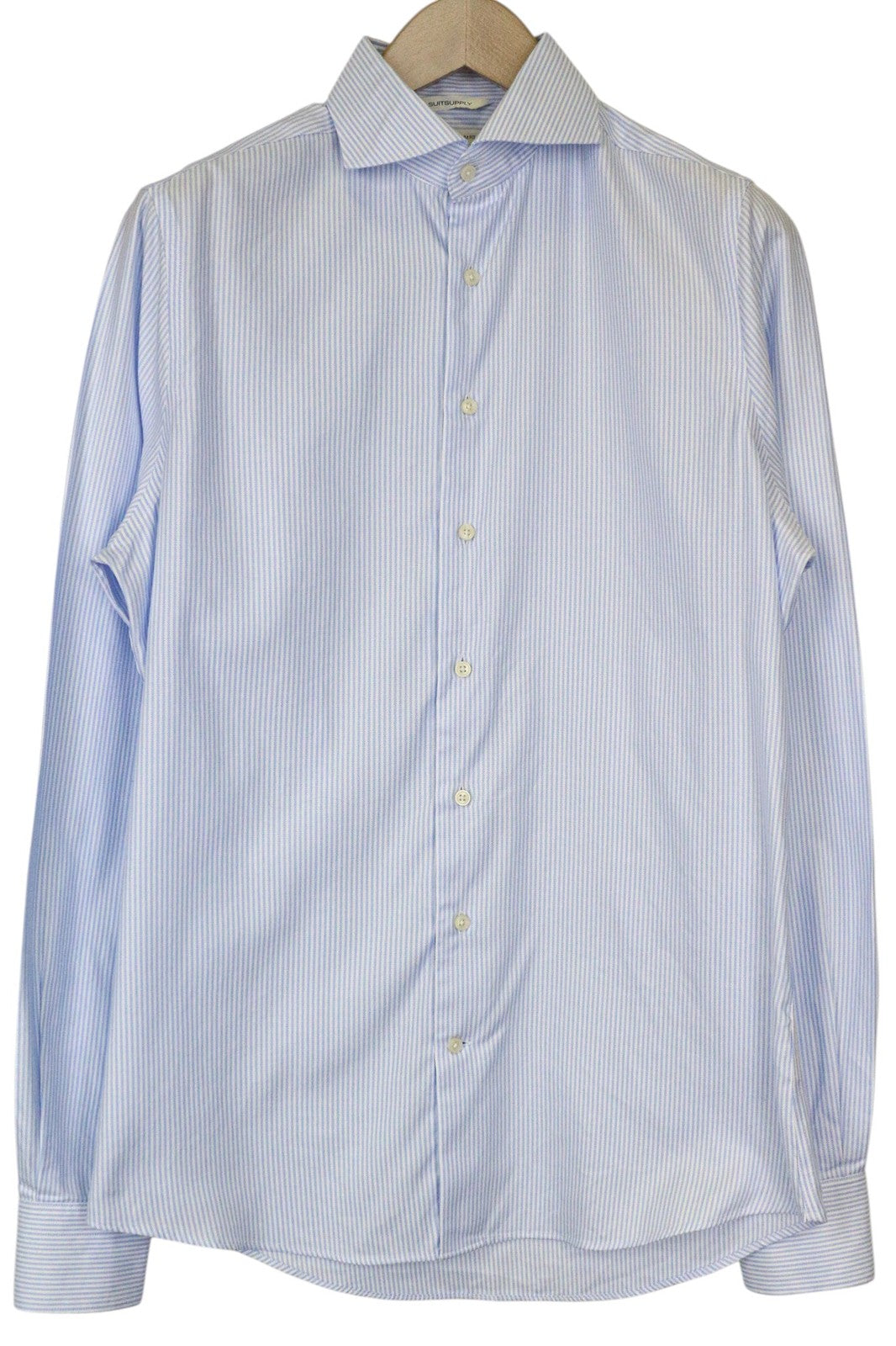 Blaues Twill-Hemd