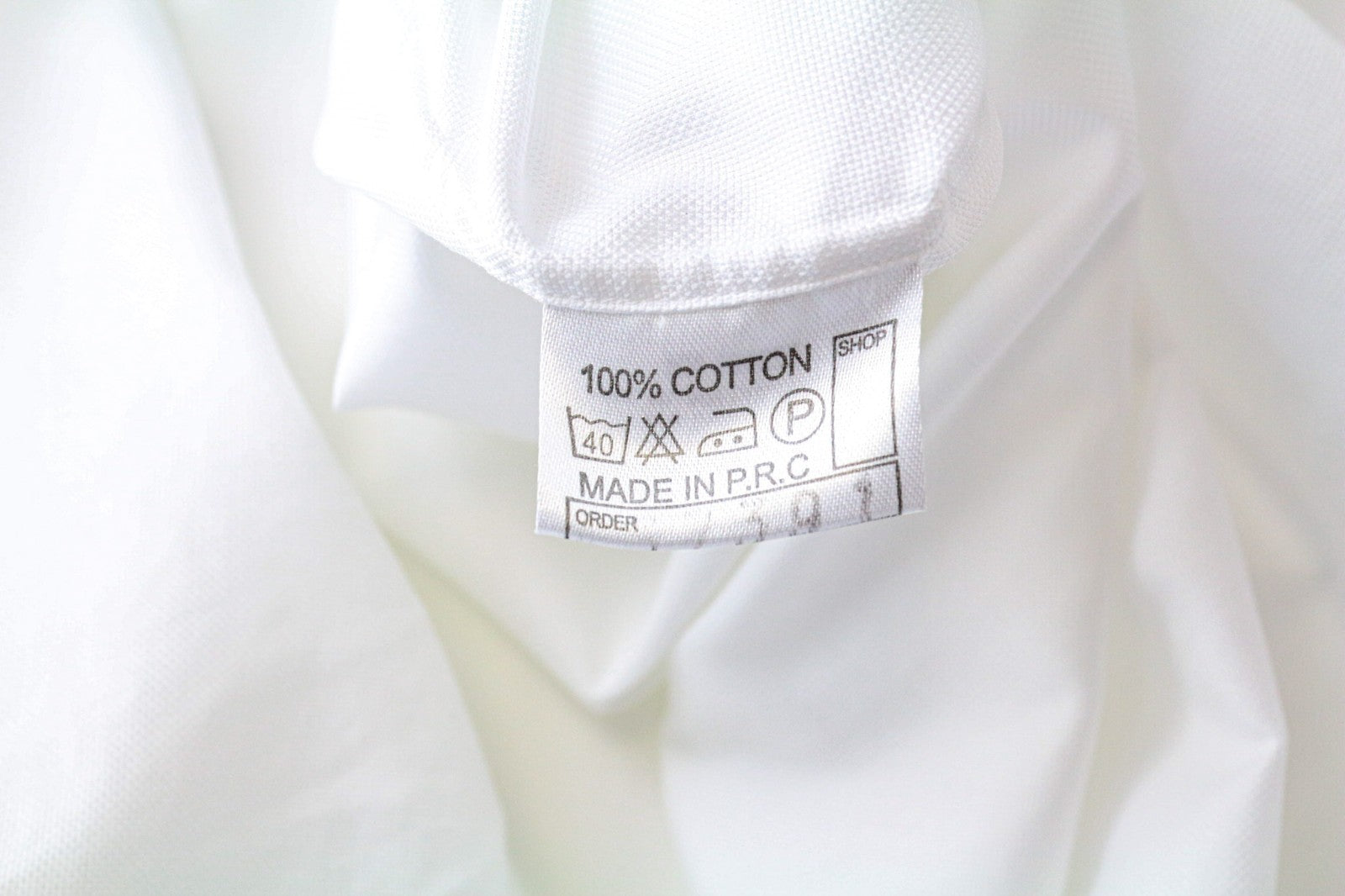 SUITSUPPLY Men Shirt 50/19 3/4 Pure Cotton White Long Sleeved Classic Twill