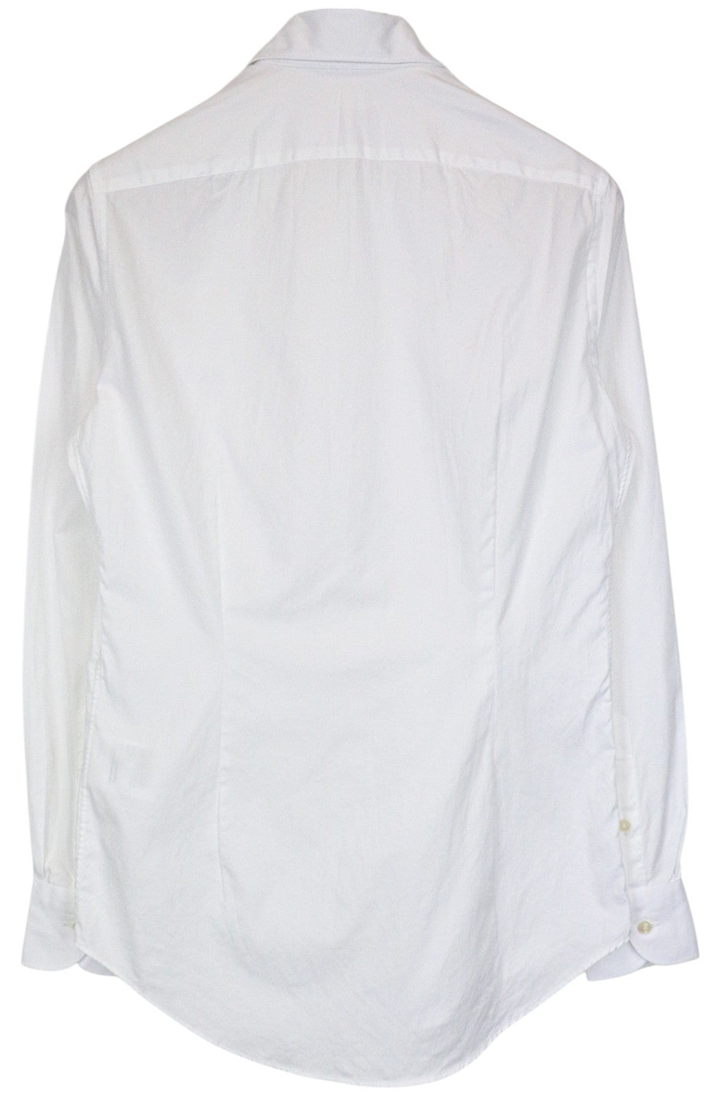SUITSUPPLY Men Shirt 38/15 Extra Slim Pure Cotton White Long Sleeve Formal