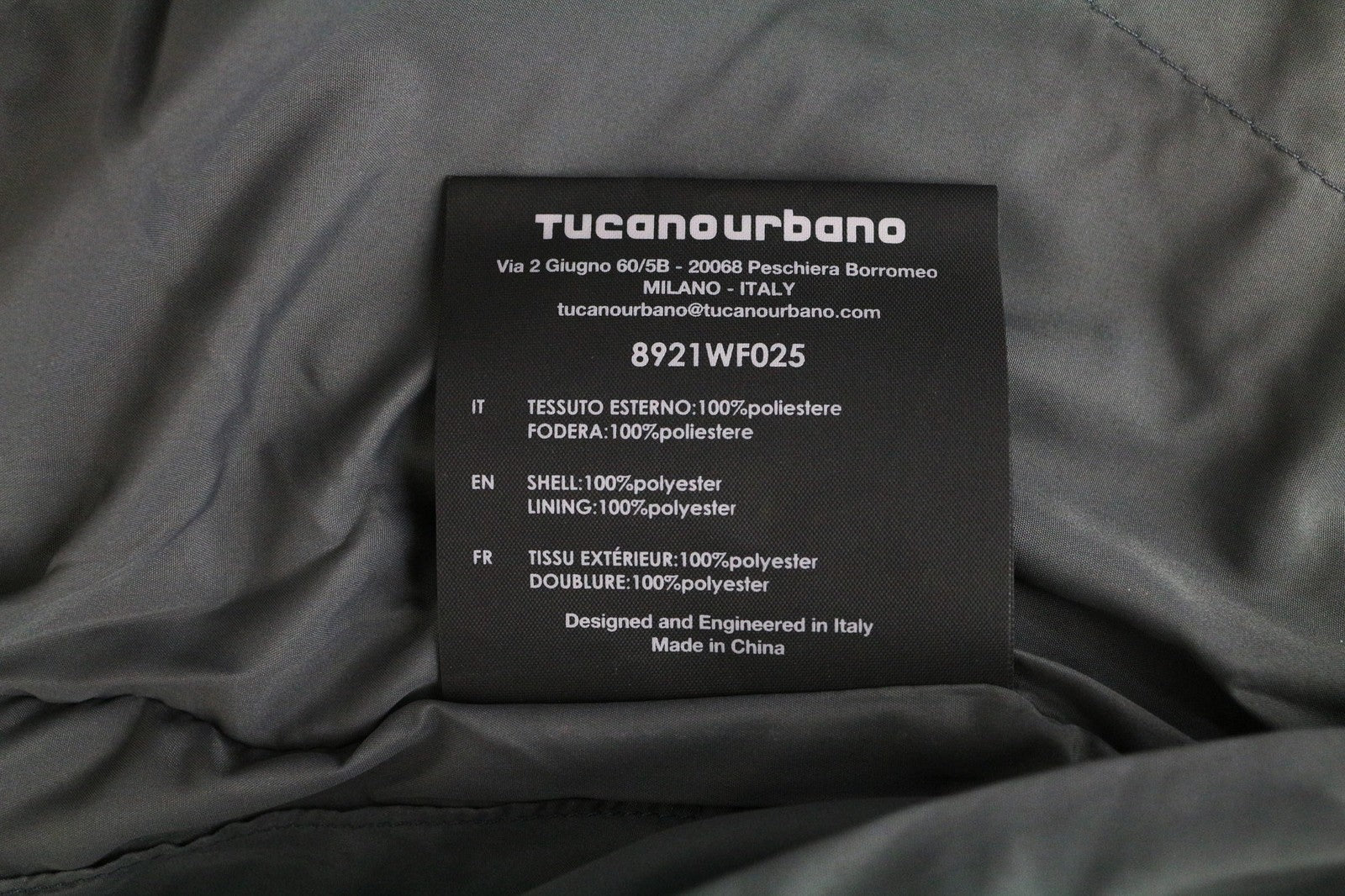 TUCANO URBANO Tina Women Jacket IT38 XS Black Breathable Windproof Waterpoof