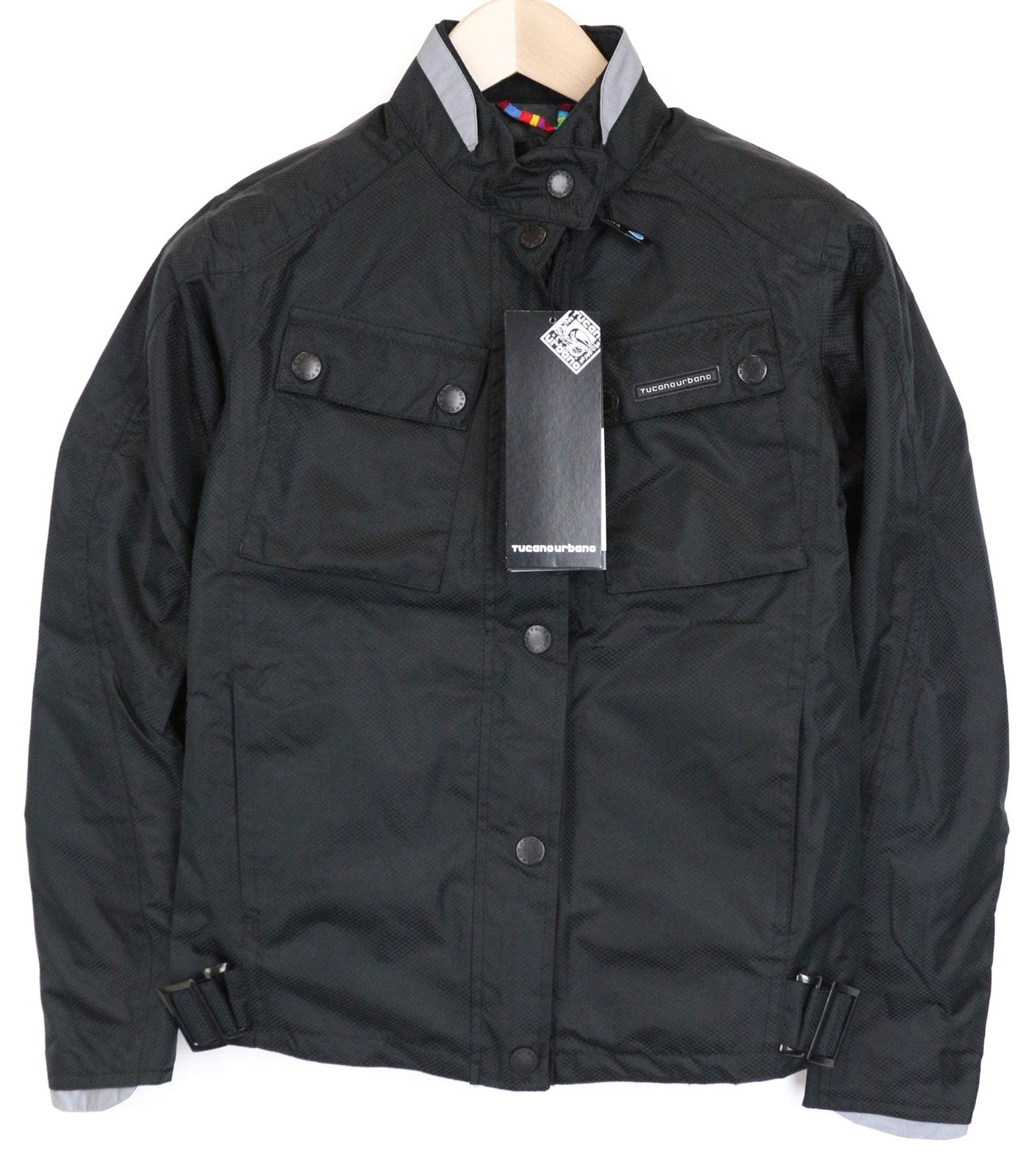 TUCANO URBANO Tina Women Jacket IT38 XS Black Breathable Windproof Waterpoof
