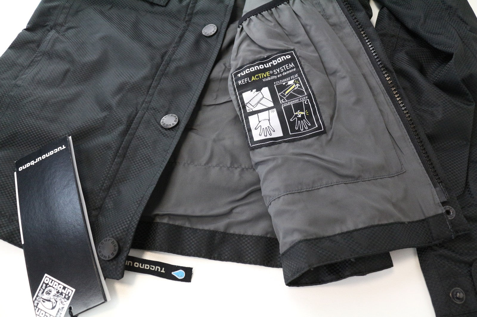 TUCANO URBANO Tina Women Jacket IT38 XS Black Breathable Windproof Waterpoof