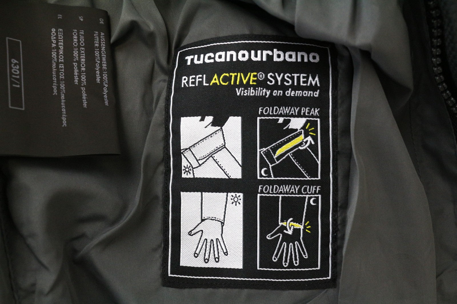 TUCANO URBANO Tina Women Jacket IT42 M Black Breathable Windproof Reflective