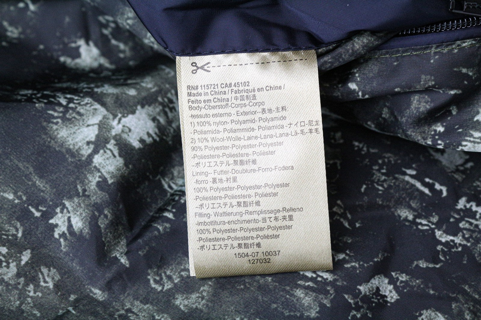 SCOTCH & SODA Men Jacket XL Mid Grey Wool Blend Melange Hooded Windbreaker