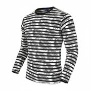 SCOTCH & SODA Ams Couture Men T-Shirt XL White Black Anti Fit Cotton Patterned