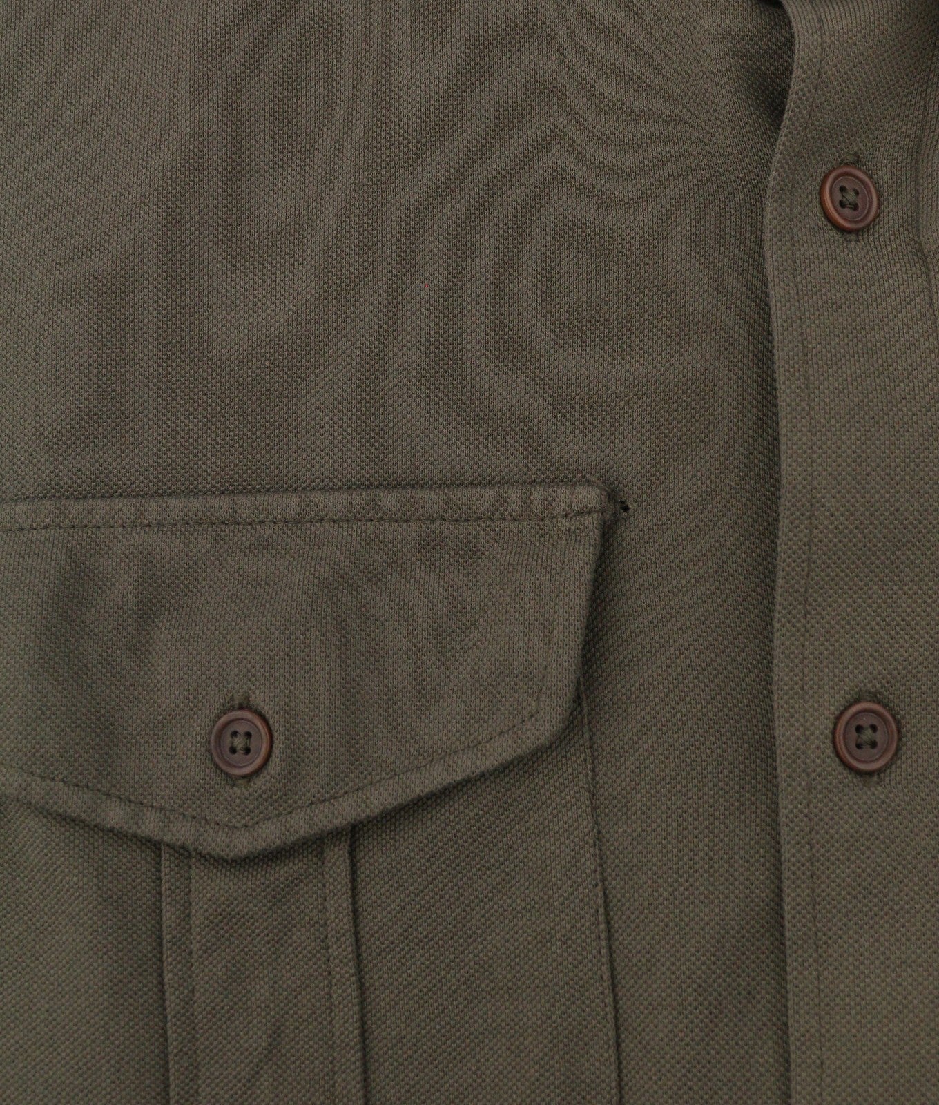 FILIPPO DE LAURENTIIS Men Shirt IT50 M Brown Patch Pockets Button-Up