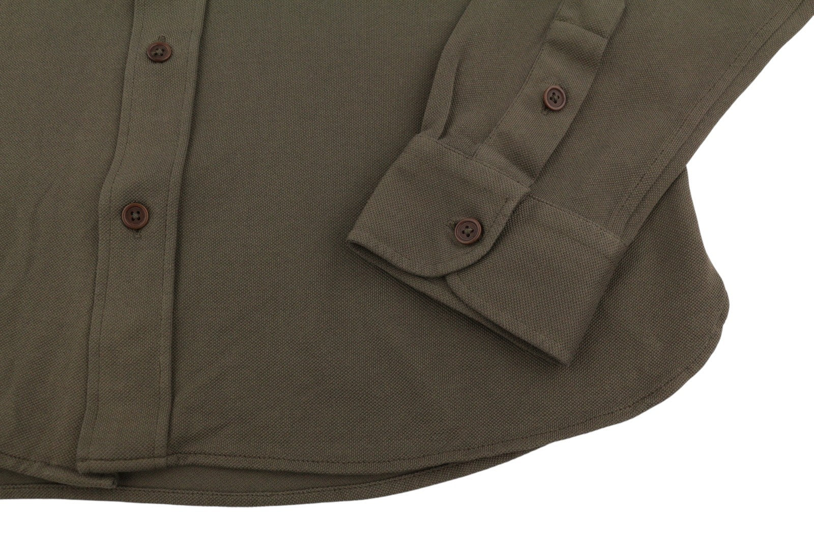 FILIPPO DE LAURENTIIS Men Shirt IT50 M Brown Patch Pockets Button-Up