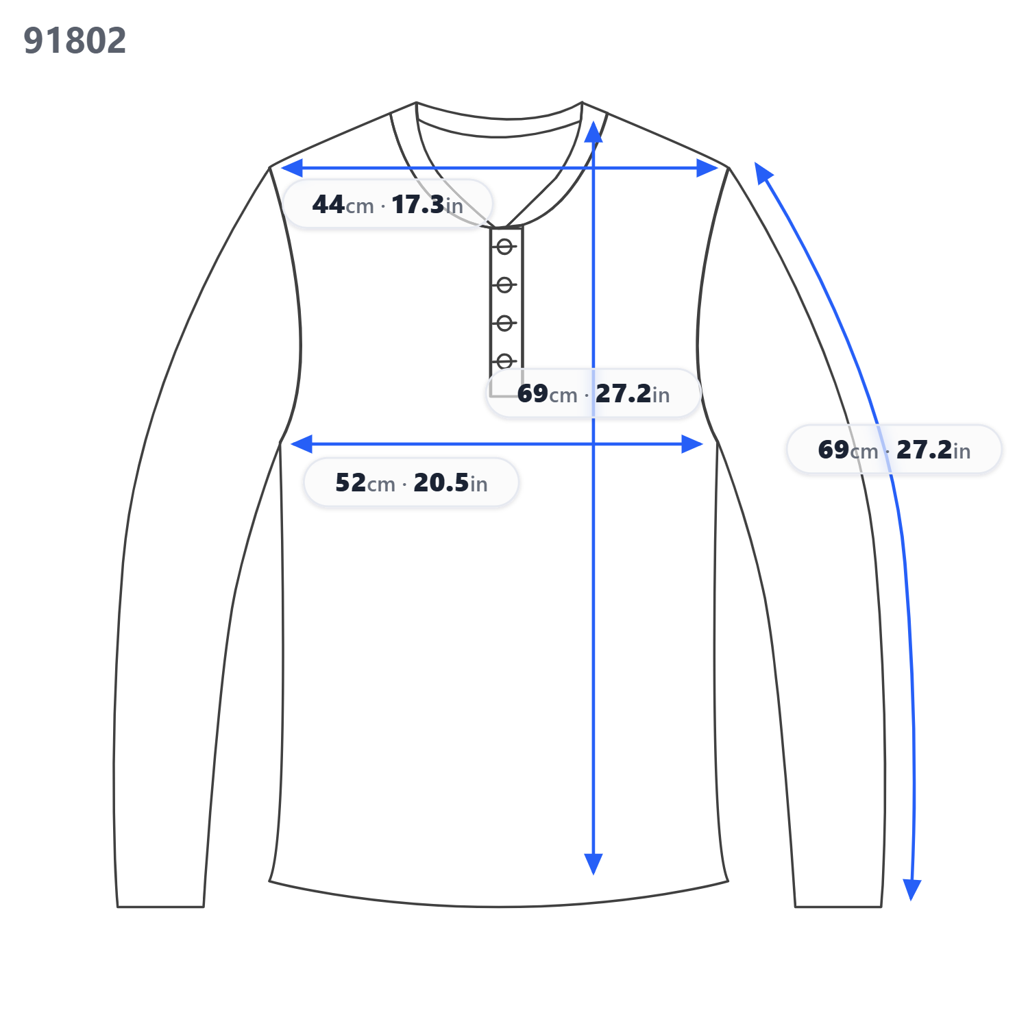 FILIPPO DE LAURENTIIS Men Shirt IT48 S Blue Cutaway Collar Button-Up