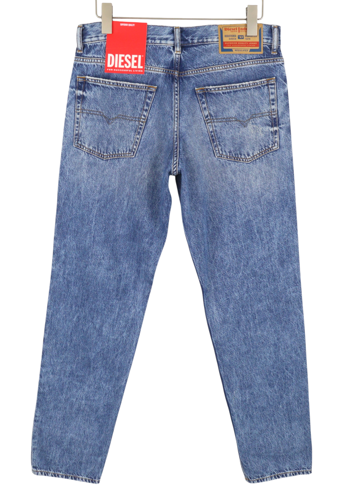 DIESEL 2003 D-Finitive 09H95 Men Jeans W32/L34 Blue Regular Tapered Fit RRP195
