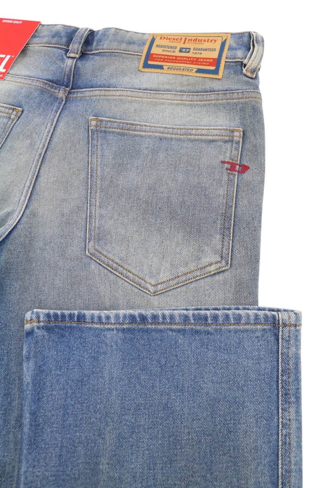 DIESEL 1998 D-Buck 09L30 Men Jeans W36/L32 Blue Slim Fit Bootcut Leg RRP225