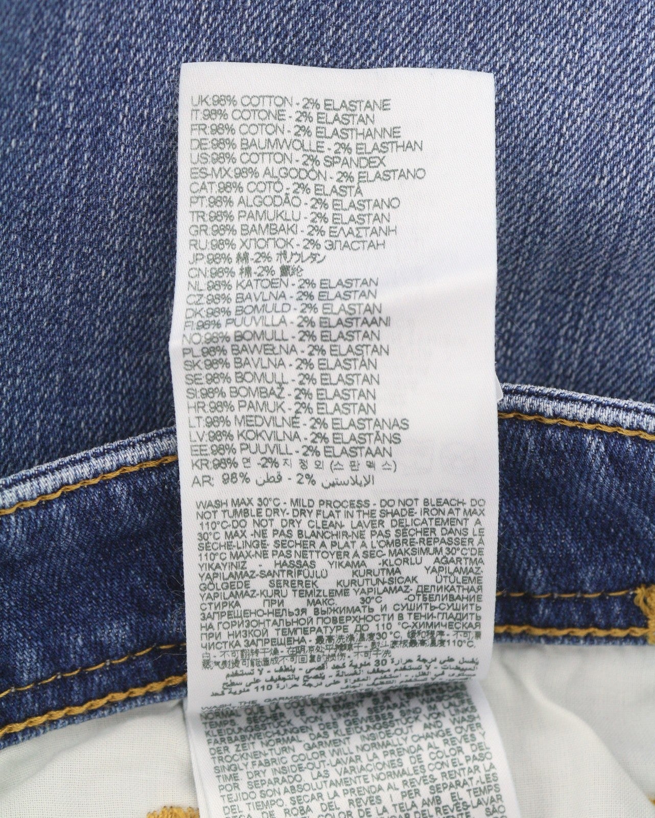 DIESEL 1979 Sleenker 09L02 Men Jeans W34/L32 Blue Faded Skinny Low Waist