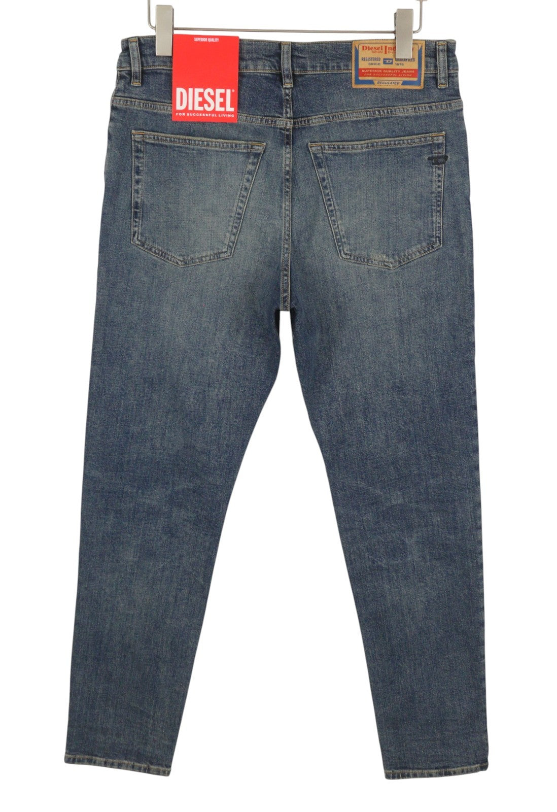 DIESEL 2005 D-Fining 0DQAC Men Jeans W32/L34 Blue Faded Regular Tapered RRP195
