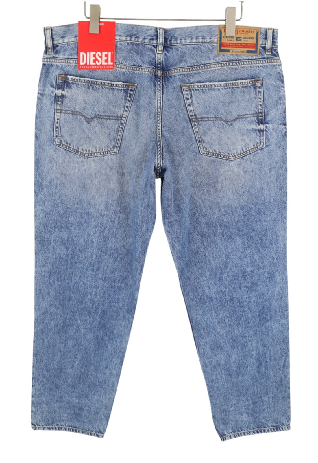 DIESEL 2003 D-Finitive 09H95 Men Jeans W40/L32 Blue Regular Tapered Fit RRP195