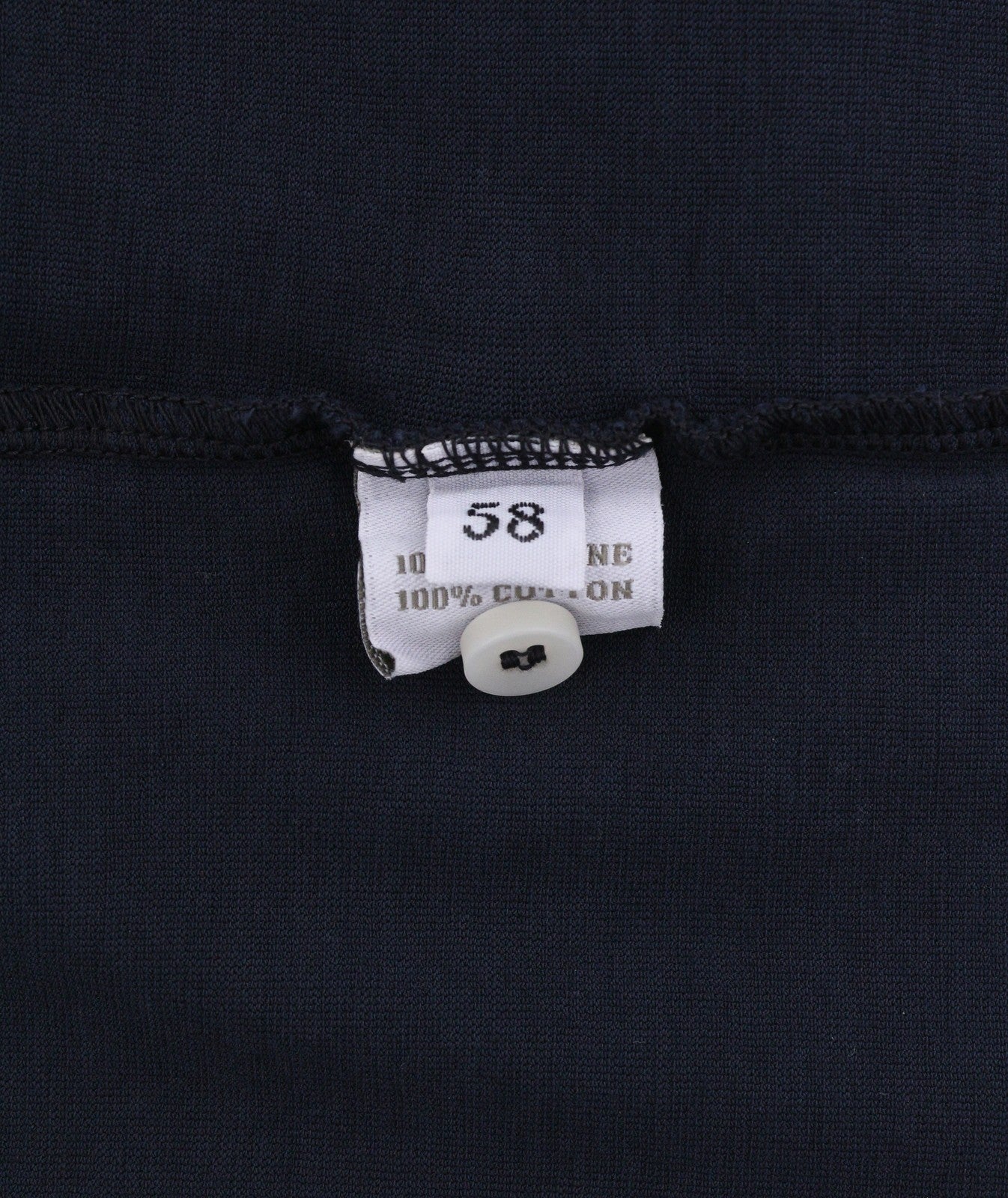 FILIPPO DE LAURENTIIS Men Polos IT58 2XL Dark Blue Half Button Short Sleeved