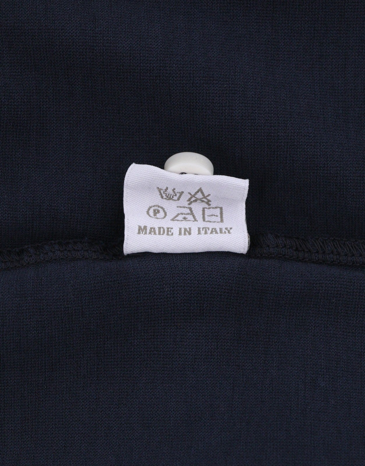 FILIPPO DE LAURENTIIS Men Polos IT58 2XL Dark Blue Half Button Short Sleeved