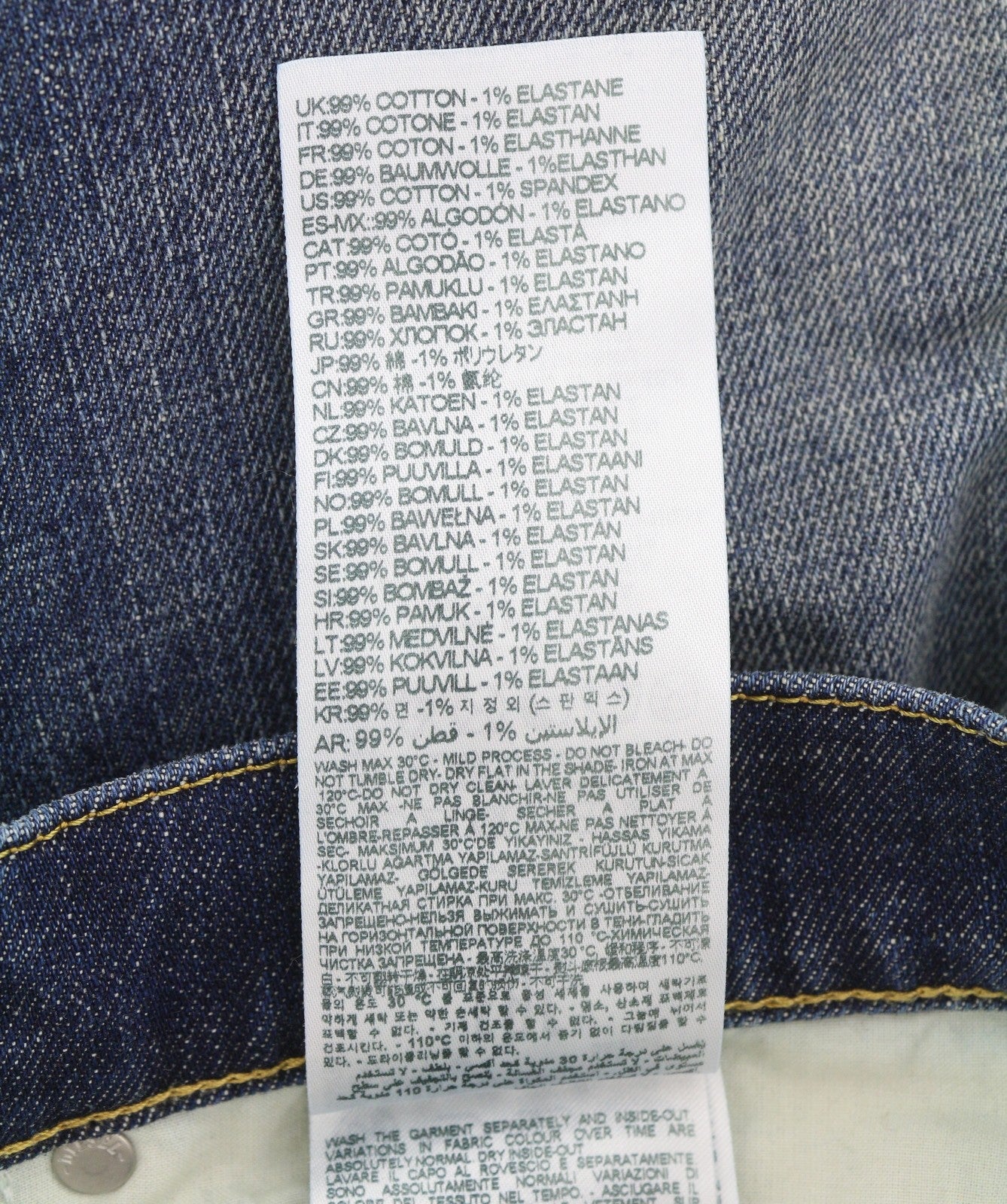 DIESEL 2019 D-Strukt-R R08IC Men Jeans W32/L30 Blue Whiskers Faded Slim RRP195