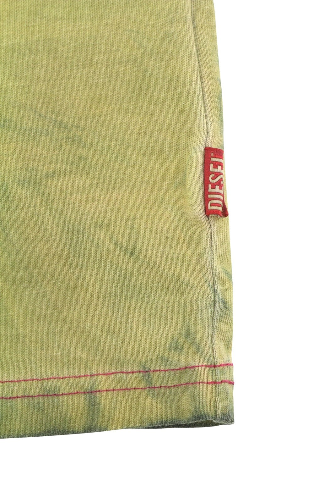 DIESEL T-Boxt-R24 Men T-Shirt L Green Oversized Printed Short Sleeve RRP150