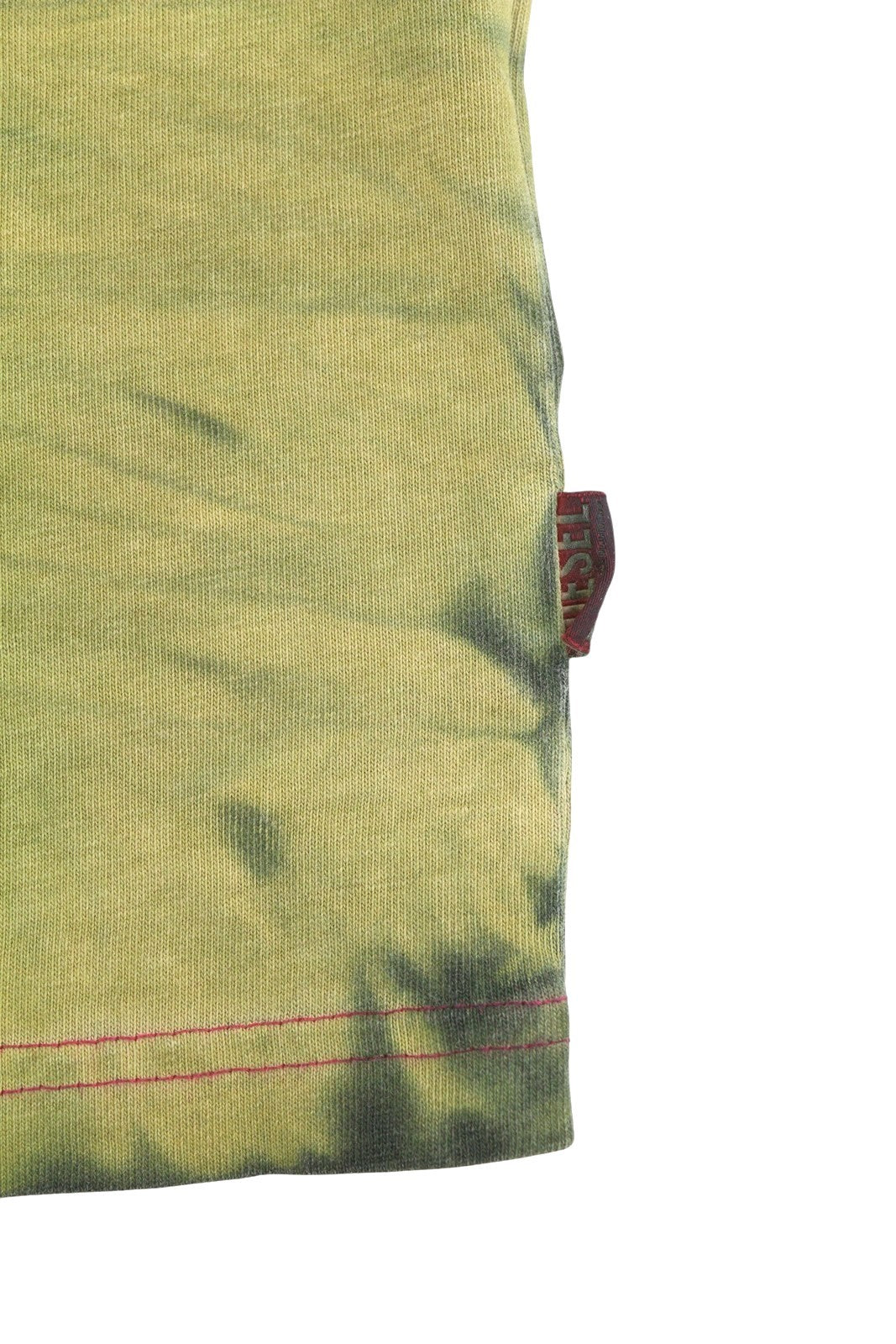DIESEL T-Boxt-R24 Men T-Shirt L Green Oversized Printed Short Sleeved RRP150