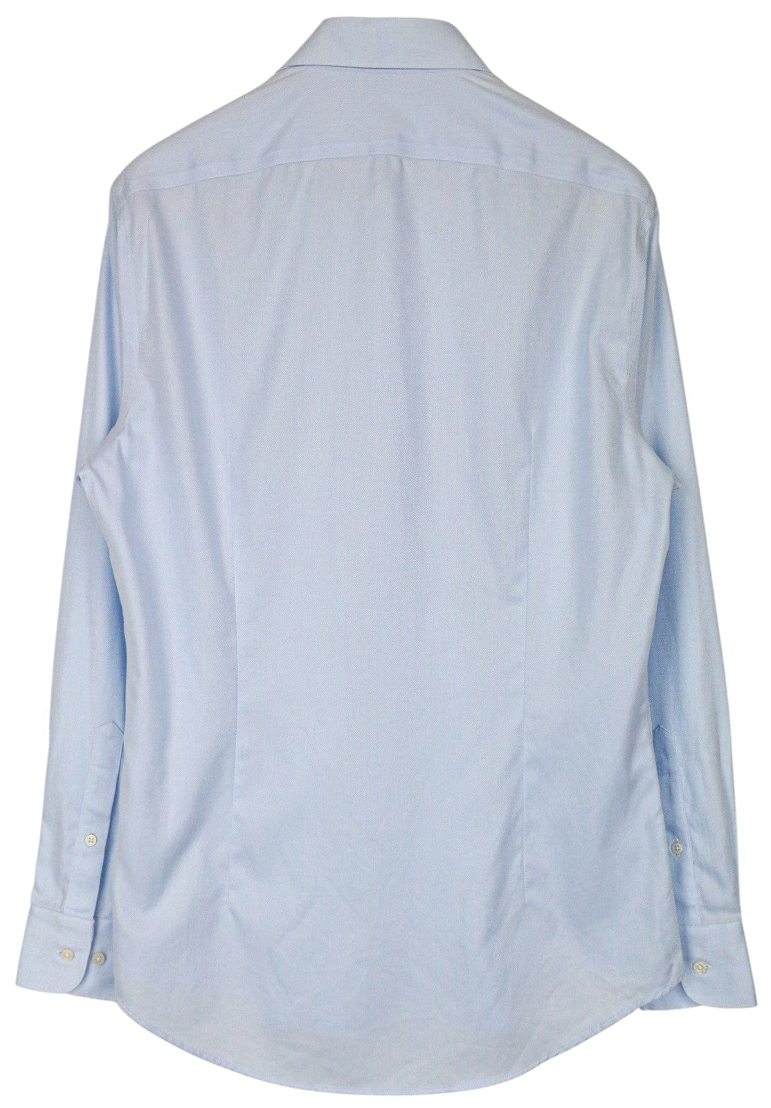 SUITSUPPLY Traveller Men Shirt 42/16 1/2 Extra Slim Blue Cotton Spread Collar