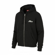 DIESEL S-Ginn-Hood-Zip-New -ITA Men Hoodie M Black Logo Full Zip RRP160