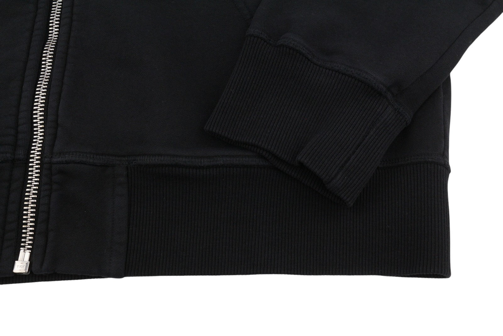 DIESEL S-Ginn-Hood-Zip-New -ITA Men Hoodie L Black Logo Full Zip RRP160