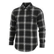 DIESEL S-Simply-A Men Shirt 52 Black Flannel Plaid Thick Overshirt RRP195