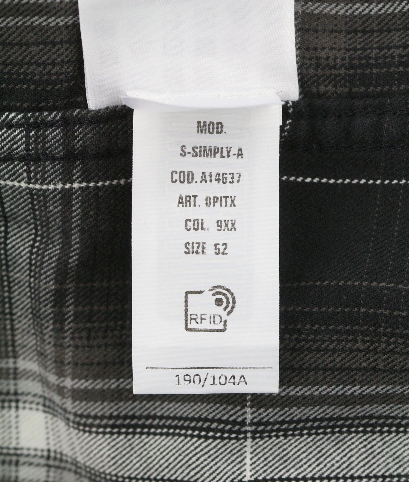 DIESEL S-Simply-A Men Shirt 52 Black Flannel Plaid Thick Overshirt RRP195