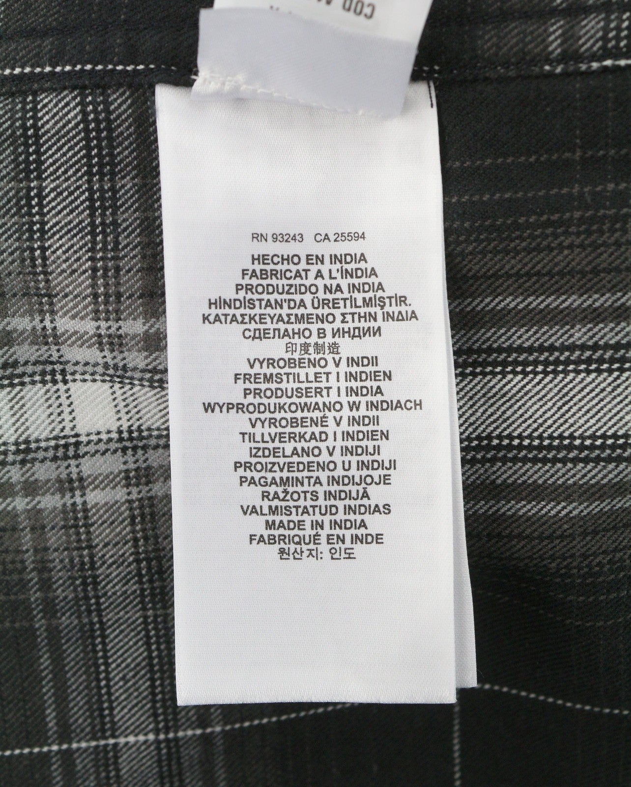 DIESEL S-Simply-A Men Shirt 52 Black Flannel Plaid Thick Overshirt RRP195