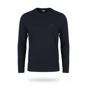 DIESEL T-Diego-Long-A-R-HD Men T-Shirt L Dark Blue Crew Neck Pull On