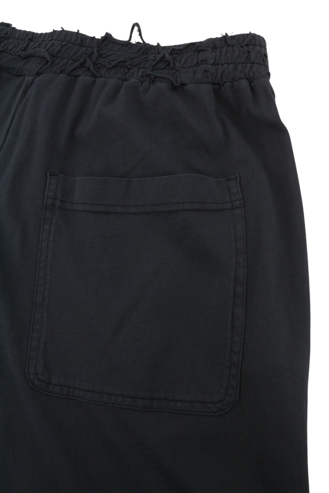 DIESEL P-Echio-R1 Men Shorts L Black Faded Ripped Loose Wide Fit RRP195