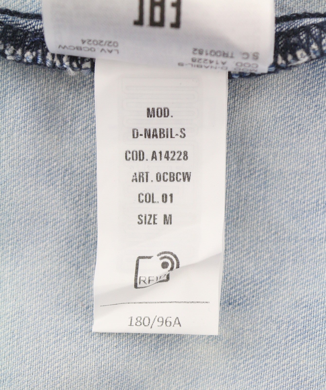 DIESEL D-Nabil-S Men Shirt M Blue Garment Dyed Camp Collar Loose RRP295