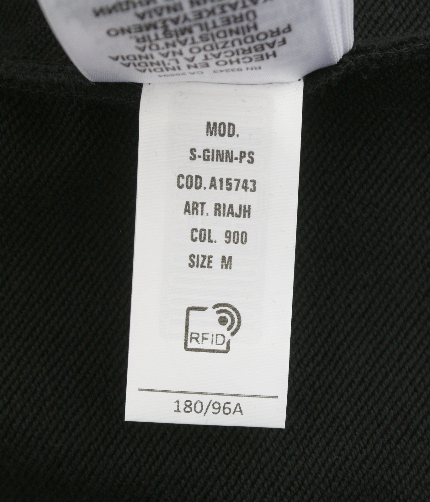 DIESEL S-Ginn-PS Men Sweatshirt M Black Cotton Crew Neck Pull On RRP175